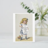 Lautz Bros Soaps - Little Blonde Girl Postkarte (Stehend Vorderseite)