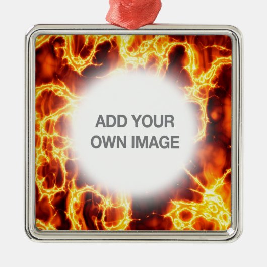 Lava 1 Ornament Aus Metall (Vorne)