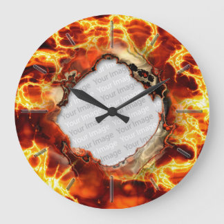 Lava 1 Wall Clock Große Wanduhr