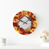 Lava 1 Wall Clock Große Wanduhr (Zuhause)
