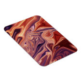 Lava abstrakt Art Magnet (Rechte Seite)