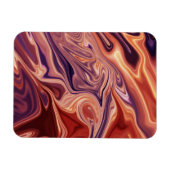 Lava abstrakt Art Magnet (Horizontal)