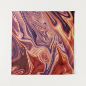 Lava abstrakt Art Wandteppich (Vorderseite (Horizontal))