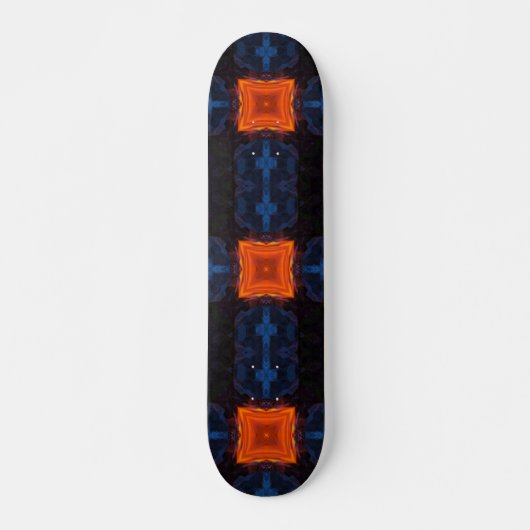 Lava abstrakte Kunstskateboard Skateboard (Vorne)