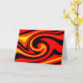 Lava aprn karte (Gelbe Blume)