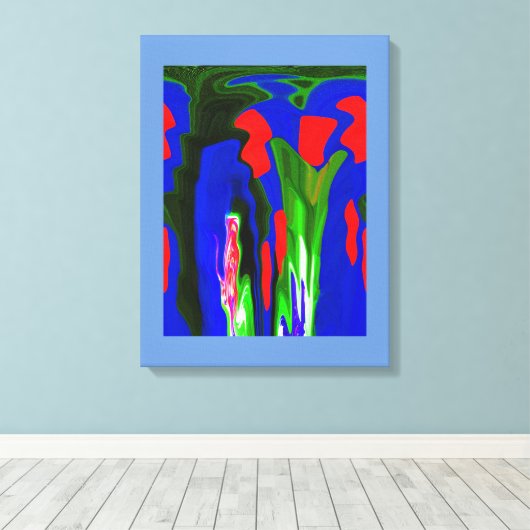 Lava Art Leinwanddruck (Insitu (Holzboden))