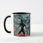 Lava aus einer anderen Welt. Tasse (Links)