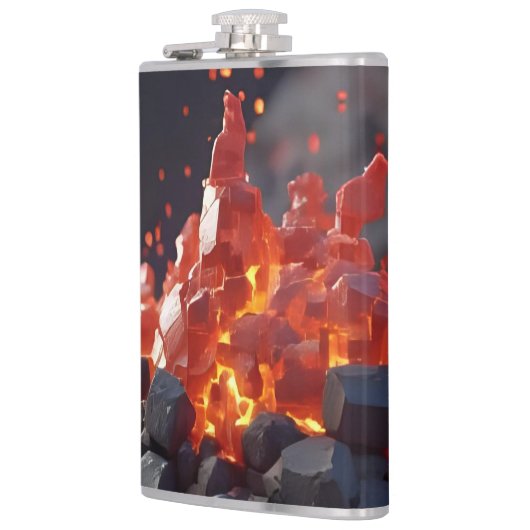 Lava Blocks Flachmann (Links)