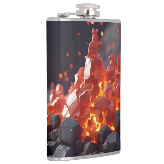 Lava Blocks Flachmann (Rechts)