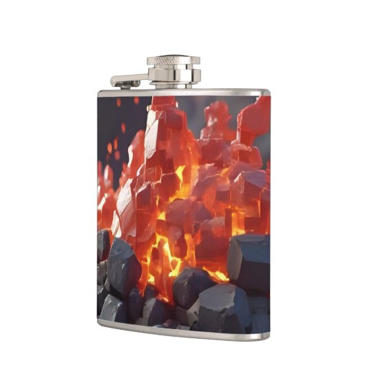 Lava Blocks Flachmann (Links)