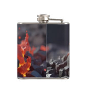 Lava Blocks Flachmann (Rückseite)