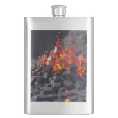 Lava Blocks Flachmann (Vorderseite)