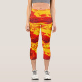 Lava Capri Leggings (Vorderseite)