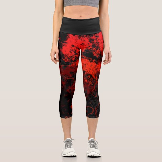 Lava Capri Leggings (Vorderseite)