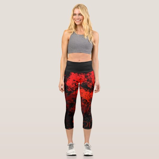 Lava Capri Leggings (Vorderseite)