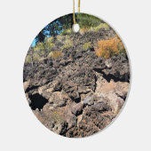 Lava Cast Forest, OR Keramik Ornament (Links)