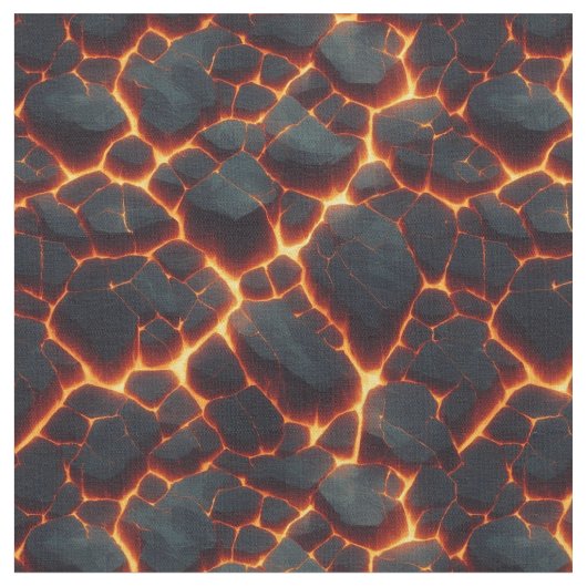 Lava Cracks Stoff (Nahaufnahme)