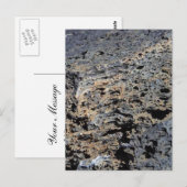 Lava Craters Postkarte (Vorne/Hinten)