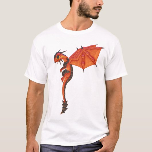 Lava-Drache T-Shirt (Vorderseite)