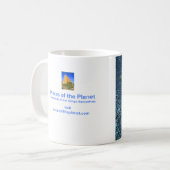 Lava Fern Tasse Naturkunst (Vorderseite Links)