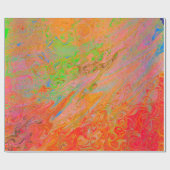 Lava Flame Roaring Geschenkpapier (Flach)