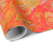 Lava Flame Roaring Geschenkpapier (Rolleneckpunkt)
