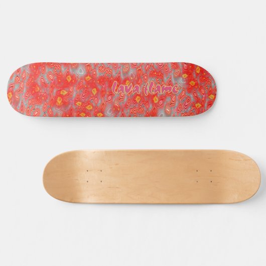Lava Flame Skateboard (Horizontal)