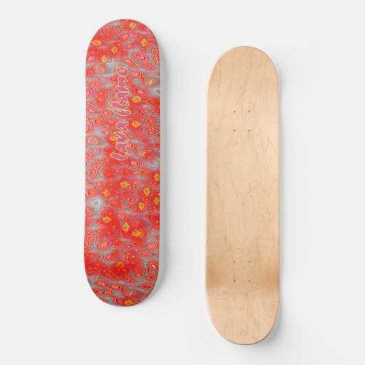 Lava Flame Skateboard (Vorderseite)