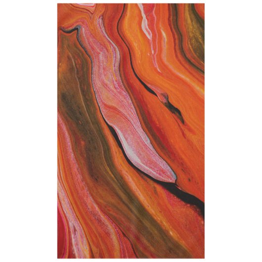 Lava flow in different shades of red tischdecke (Vorderseite)