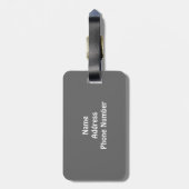 Lava Flow Luggage Tag Gepäckanhänger (Rückseite vertikal)