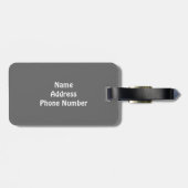 Lava Flow Luggage Tag Gepäckanhänger (Rückseite horizontal)