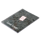 Lava Flow Notebook Notizblock (Linke Seite)