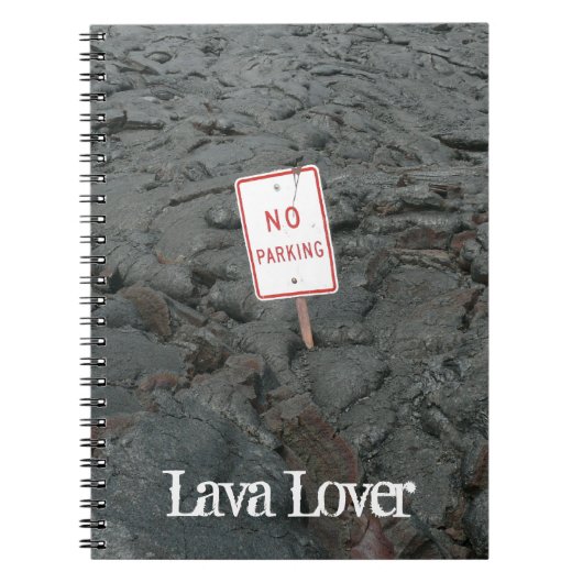 Lava Flow Notebook Notizblock (Vorderseite)