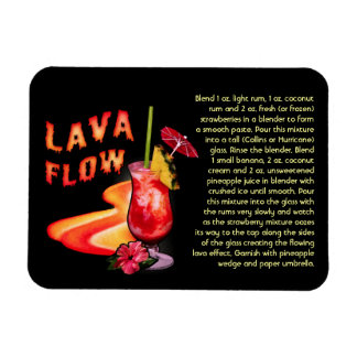 Lava Flow Rezept Magnet