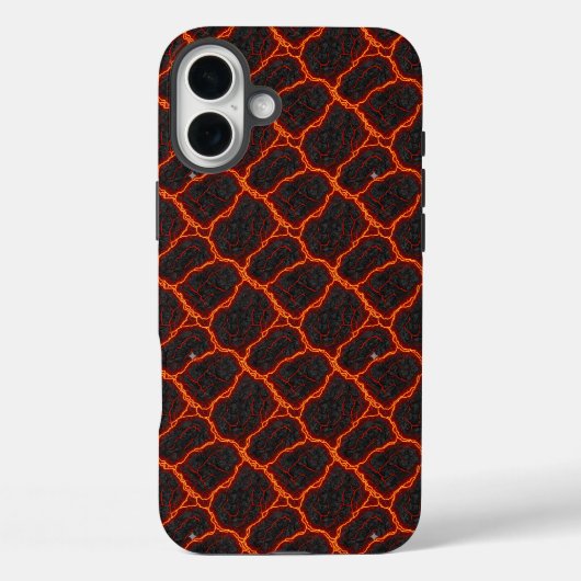 Lava Flow Seamless Pattern Case-Mate iPhone Hülle (Rückseite)