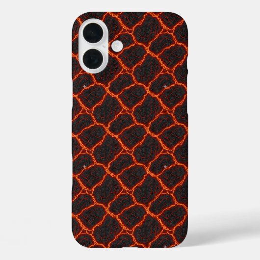 Lava-Fluss nahtloses Muster Case-Mate iPhone Hülle (Rückseite)
