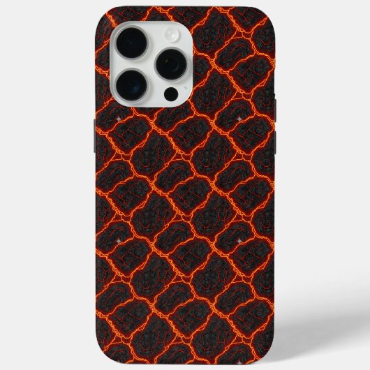 Lava-Fluss nahtloses Muster Case-Mate iPhone Hülle (Rückseite)