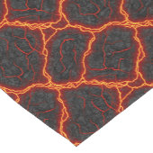 Lava-Fluss nahtloses Muster Kurzer Tischläufer (Ecke)