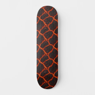 Lava-Fluss nahtloses Muster Skateboard
