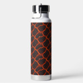 Lava-Fluss Nahtloses Muster Trinkflasche (rechts)