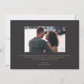 Lava Glow Editable Color Card Dankeskarte (Rückseite)