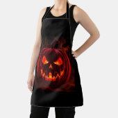 Lava-Glow-Kürbis-Halloween-Schürze Schürze (InSitu)