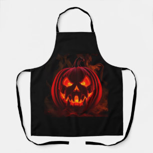 Lava-Glow-Kürbis-Halloween-Schürze Schürze
