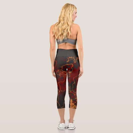 Lava High Waisted Capris (Rückseite)