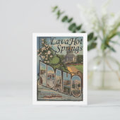 Lava Hot Springs, Idaho - Große Letter Scenes Postkarte (Stehend Vorderseite)