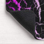 Lava im Crackraum - weiß/rosa Mousepad (Ecke)