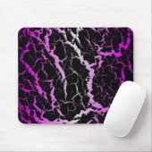 Lava im Crackraum - weiß/rosa Mousepad (Mit Mouse)