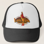 LAVA-JAVA-Coffee Circle Design Truckerkappe (Vorderseite)