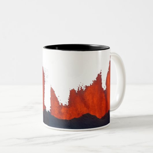 Lava-Java-Tasse Zweifarbige Tasse (VorderseiteRechts)