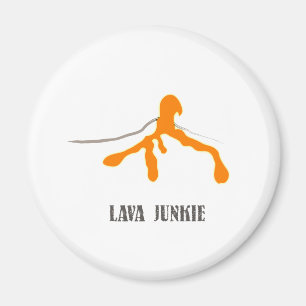 Lava-Junkie-(allgemeiner) Magnet